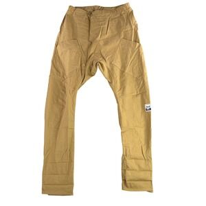 Seed Antidote Pant Mens XL Mustard Yellow Hemp Organic Cotton Drop Crotch Canada